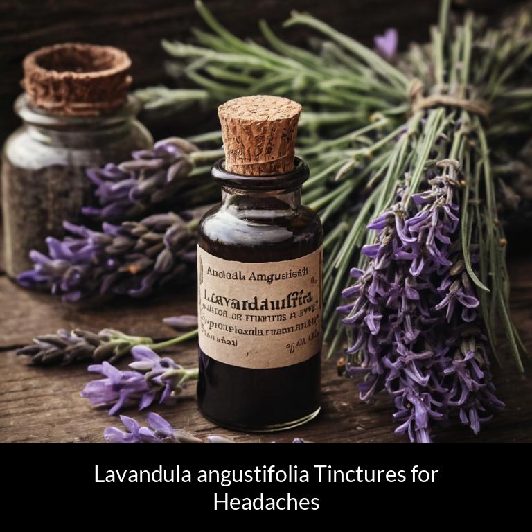 herbal tinctures for headache lavandula angustifolia herbs