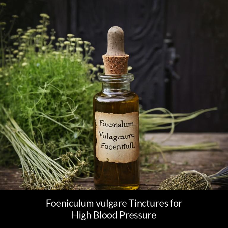 herbal tinctures for high blood pressure foeniculum vulgare herbs