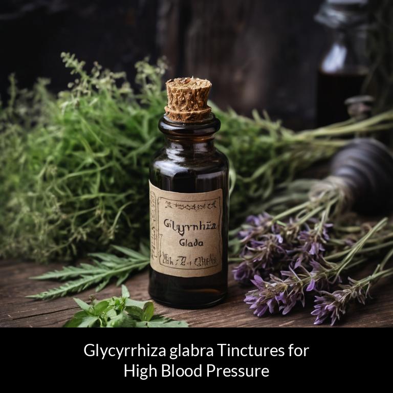 herbal tinctures for high blood pressure glycyrrhiza glabra herbs