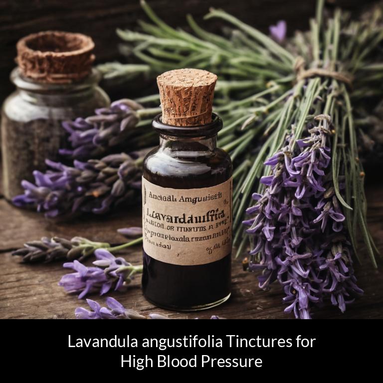 herbal tinctures for high blood pressure lavandula angustifolia herbs