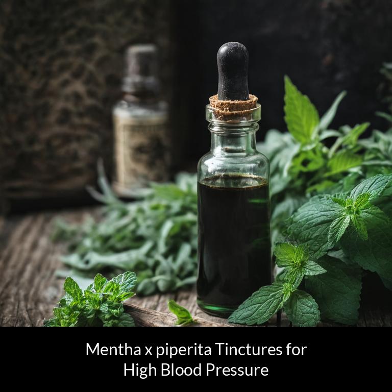 herbal tinctures for high blood pressure mentha x piperita herbs