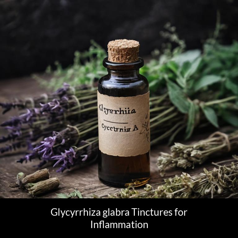 herbal tinctures for inflammation glycyrrhiza glabra herbs
