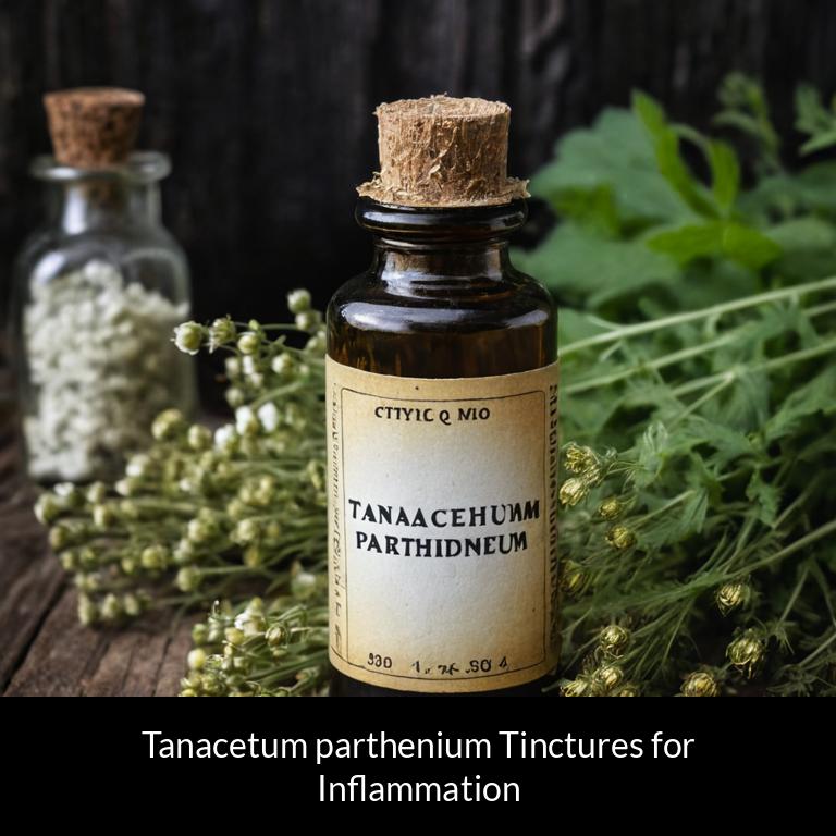 herbal tinctures for inflammation tanacetum parthenium herbs