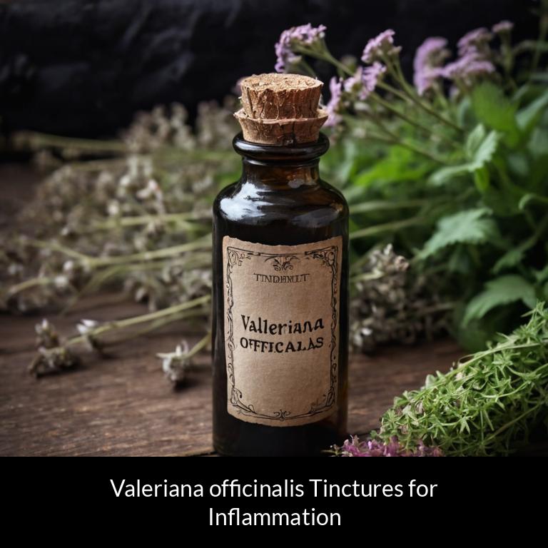 herbal tinctures for inflammation valeriana officinalis herbs