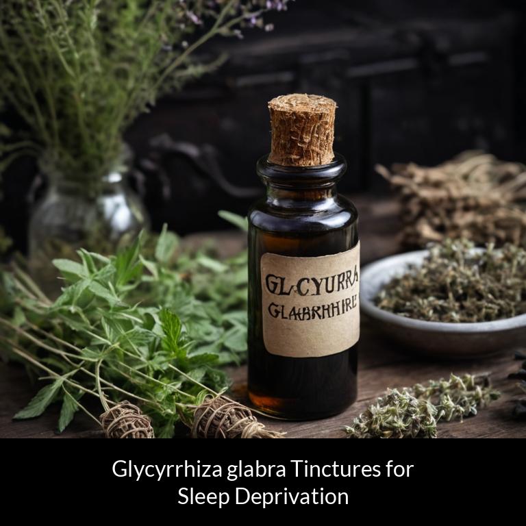 herbal tinctures for sleep deprivation glycyrrhiza glabra herbs