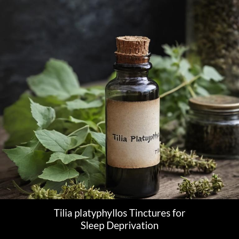 herbal tinctures for sleep deprivation tilia platyphyllos herbs