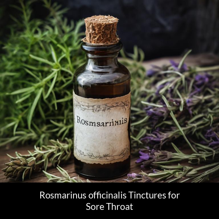 herbal tinctures for sore throat rosmarinus officinalis herbs