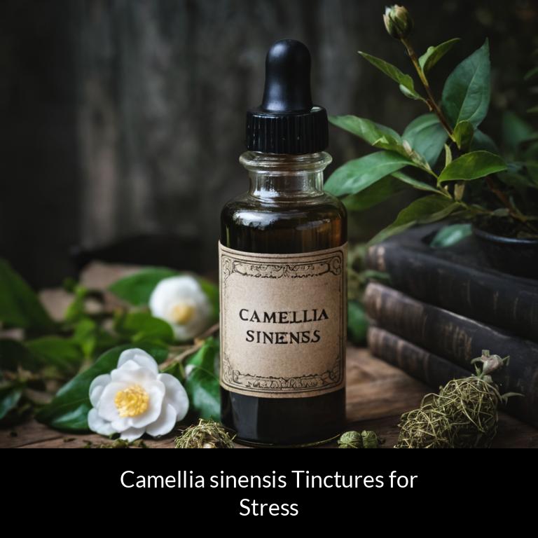 herbal tinctures for stress camellia sinensis herbs