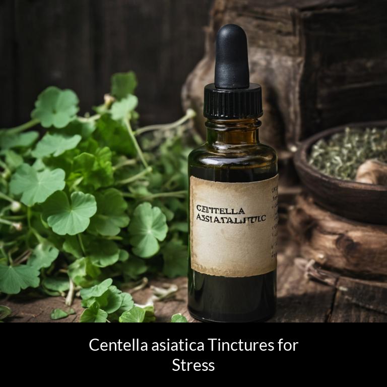 herbal tinctures for stress centella asiatica herbs
