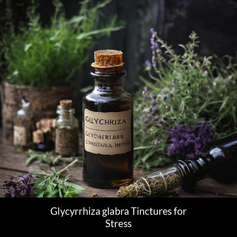 herbal tinctures for stress glycyrrhiza glabra herbs