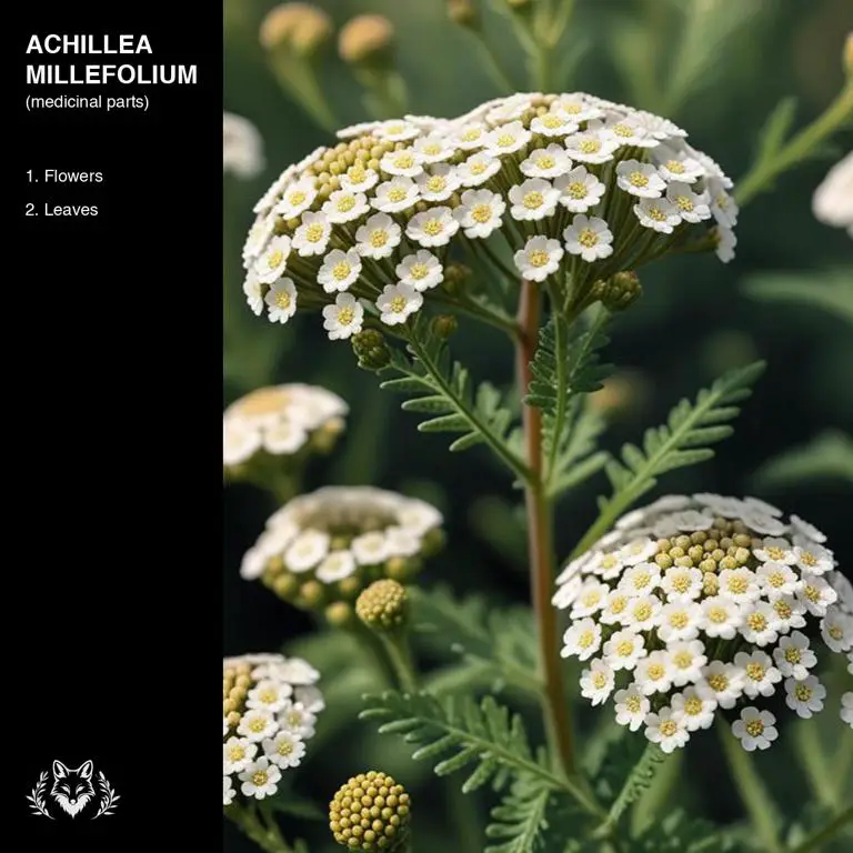 parts of Achillea millefolium