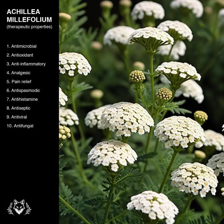 properties of Achillea millefolium