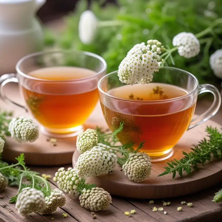 tea made with Achillea millefolium