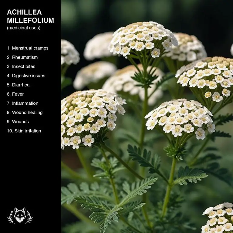 uses of Achillea millefolium