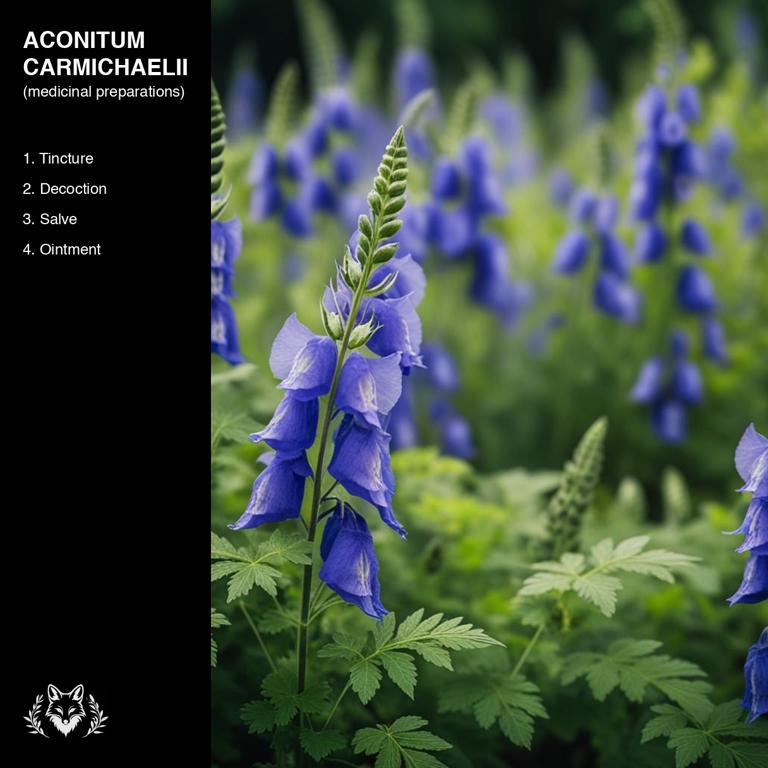 preparations of Aconitum carmichaelii