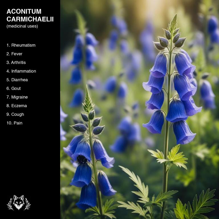 uses of Aconitum carmichaelii