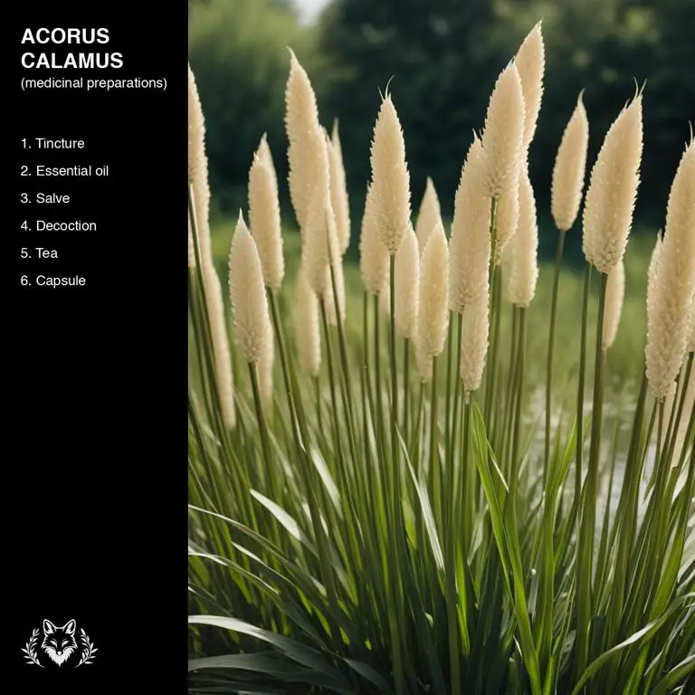 preparations of Acorus calamus