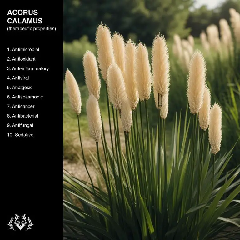 properties of Acorus calamus