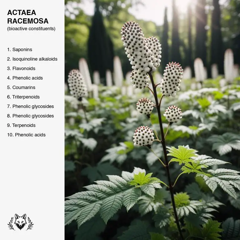 constituents of Actaea racemosa