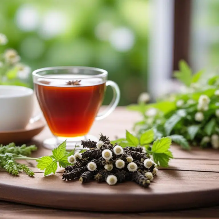 tea made with Actaea racemosa