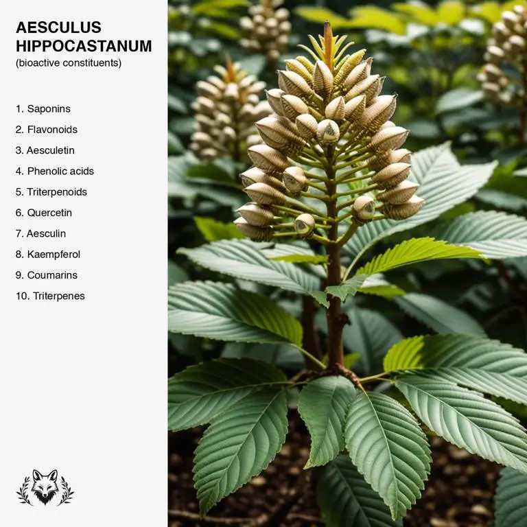 constituents of Aesculus hippocastanum