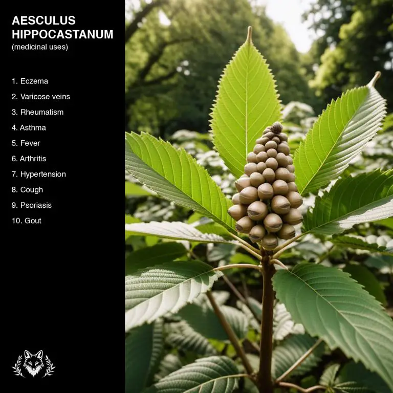 uses of Aesculus hippocastanum