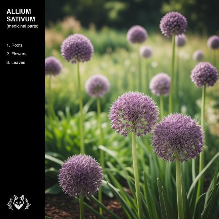 parts of Allium sativum