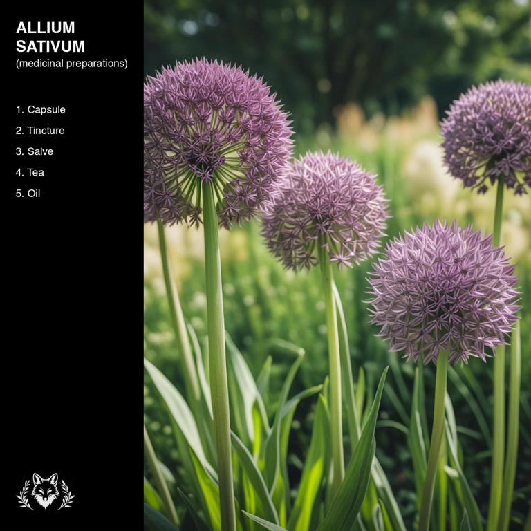 preparations of Allium sativum