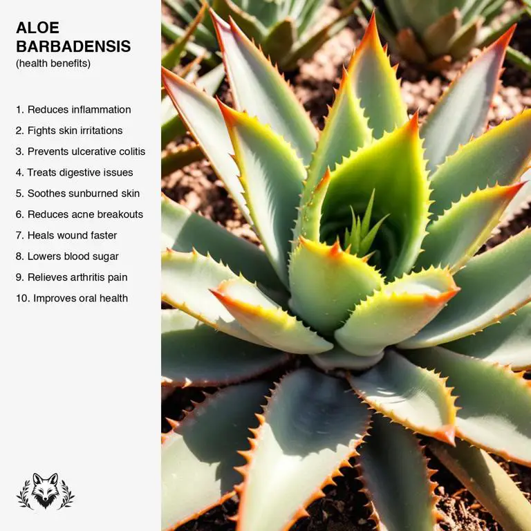 benefits of Aloe barbadensis