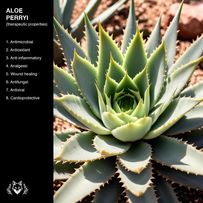 properties of Aloe perryi