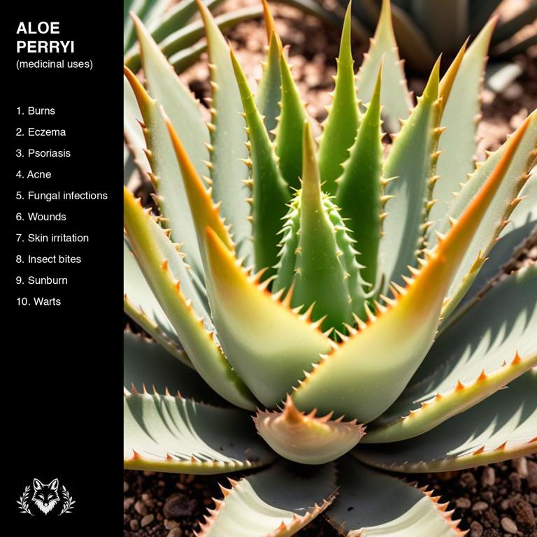 uses of Aloe perryi