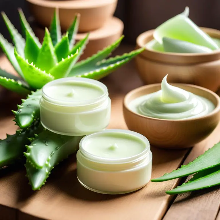 cream made with Aloe vera