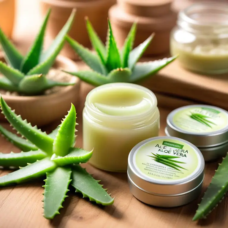 salve made with Aloe vera