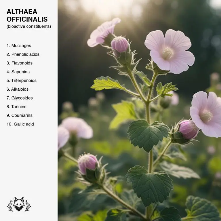 constituents of Althaea officinalis