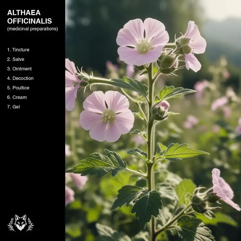 preparations of Althaea officinalis