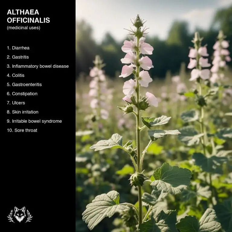 uses of Althaea officinalis