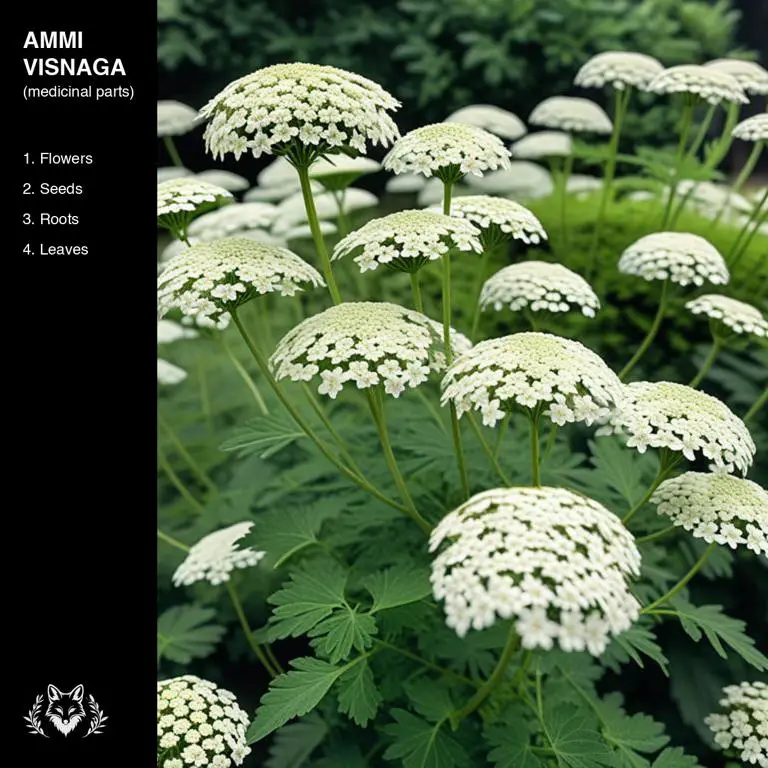 parts of Ammi visnaga