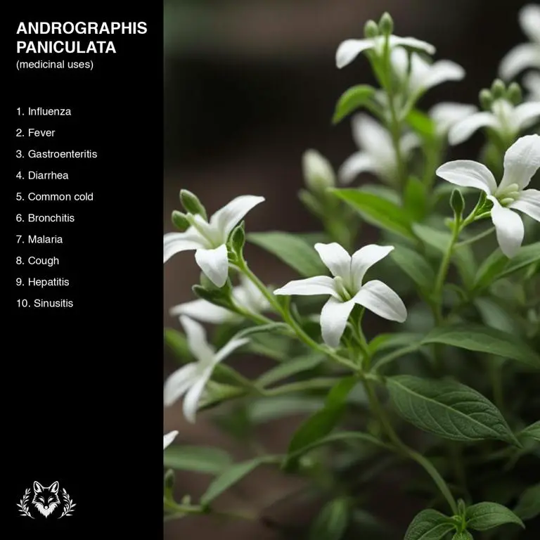 uses of Andrographis paniculata