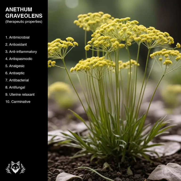 properties of Anethum graveolens