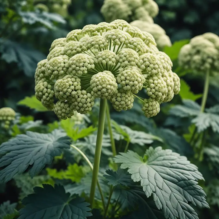 Angelica archangelica plant