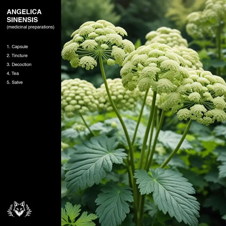 preparations of Angelica sinensis