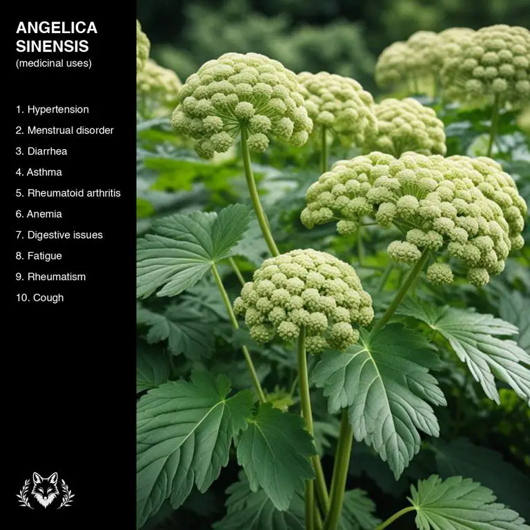 uses of Angelica sinensis