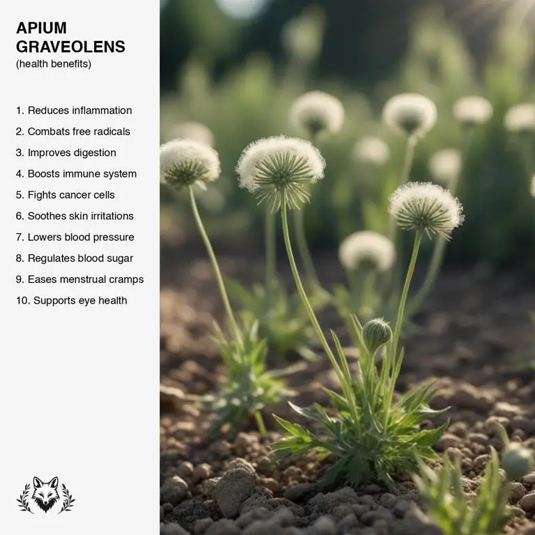 benefits of Apium graveolens