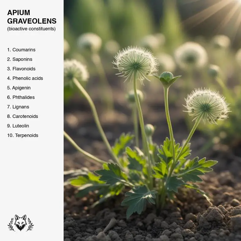 constituents of Apium graveolens