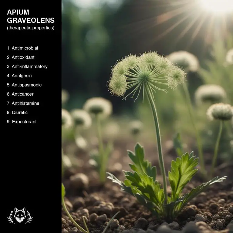 properties of Apium graveolens