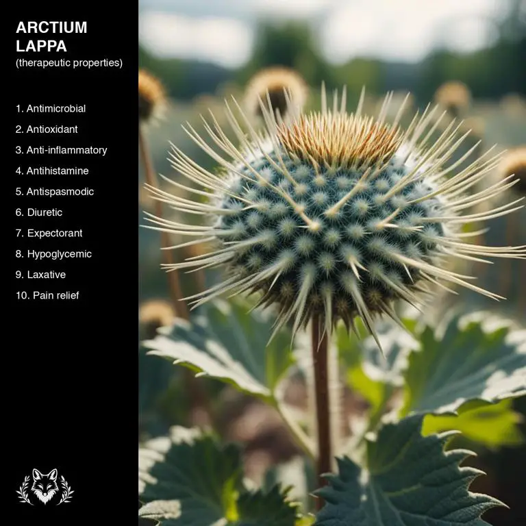 properties of Arctium lappa