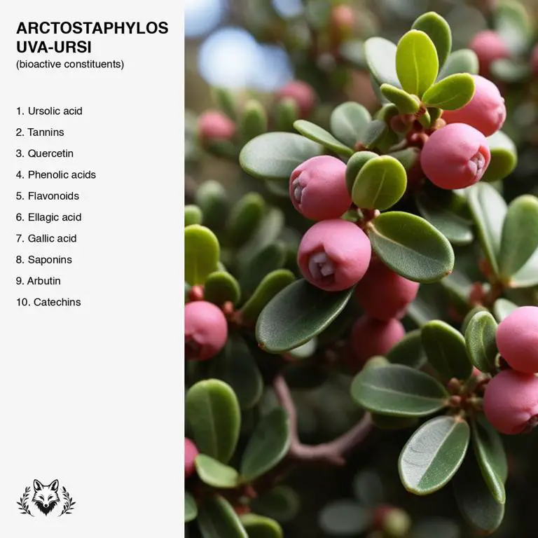 constituents of Arctostaphylos uva-ursi