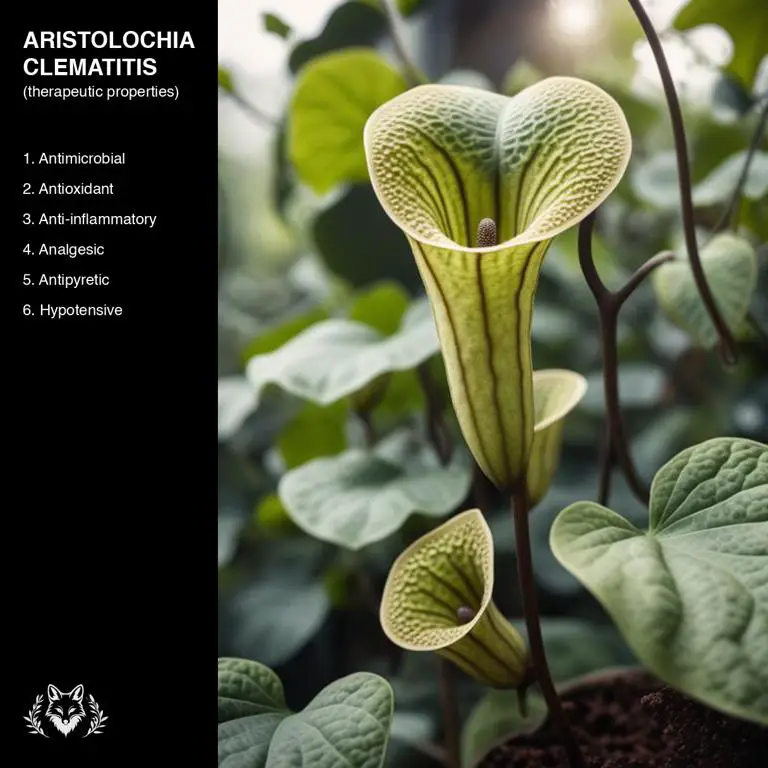 properties of Aristolochia clematitis