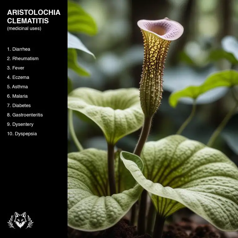 uses of Aristolochia clematitis