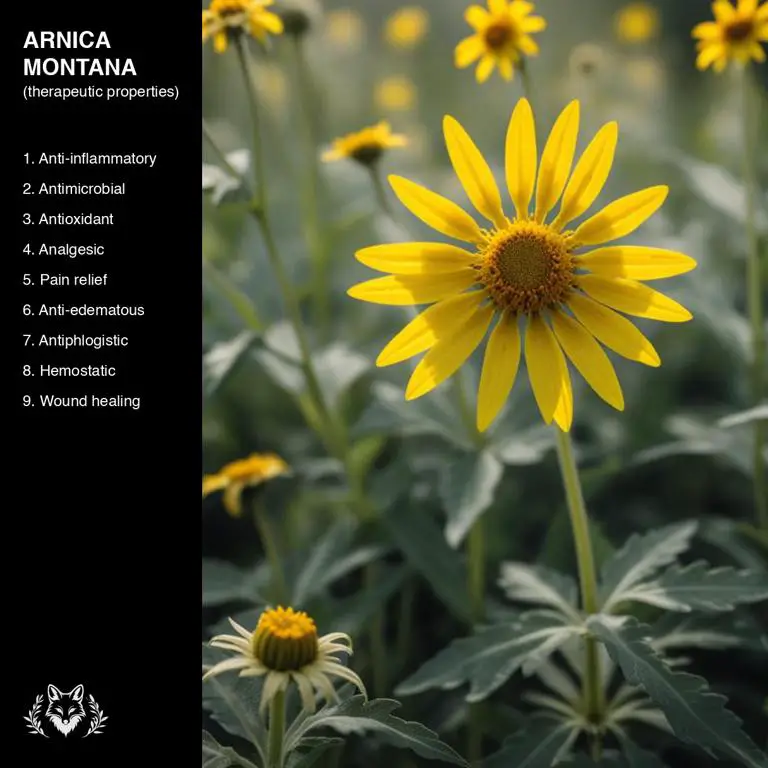 properties of Arnica montana